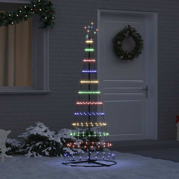 vidaXL &Aacute;rbol de Navidad LED con 230 LED Multicolor 184.5 cm Metal
