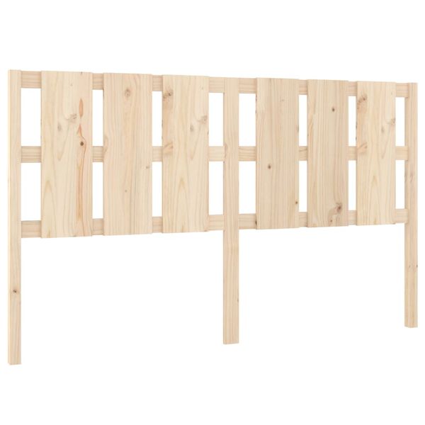 vidaXL Cabecero de cama madera maciza de pino 185,5x4x100 cm