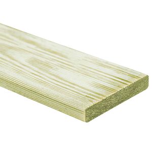 vidaXL Tabl&oacute;n de Decking 12 pcs Verde Impregnado 1,44 m&sup2;