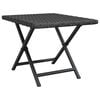 vidaXL Mesa plegable rat&aacute;n sint&eacute;tico negro 45x35x32 cm