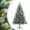 vidaXL &Aacute;rbol de Navidad Artificial con Nieve Esponjosa y Plegable
