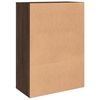 vidaXL Aparadores 2 uds madera de ingenier&iacute;a marr&oacute;n roble 60x31x84 cm