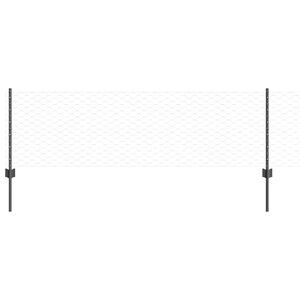 vidaXL Valla hexagonal con poste 50 x 0,6 m Acero recubierto de PVC