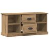vidaXL Gabinete de TV con caj&oacute;n Roble artesanal 99,5 x 35,5 x 48 cm