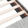 vidaXL Estructura de cama madera de ingenier&iacute;a gris hormig&oacute;n 120x190cm