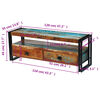 vidaXL Mueble de TV madera maciza reciclada