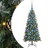 vidaXL Árbol de Navidad artificial con 150 LED Verde 50 x 50 x 120 cm
