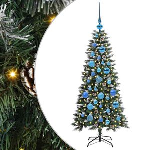 vidaXL &Aacute;rbol de Navidad artificial Verde 120 cm PVC, Pl&aacute;stico y Acero