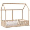 vidaXL Cama con forma de casa para ni&ntilde;os madera maciza pino 80x160 cm