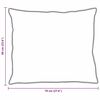 vidaXL Almohada con almohada 2 pcs 60 x 70 cm Pluma