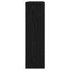 vidaXL Estante de pared roble negro 75x16x55 cm madera de ingeniería
