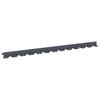 vidaXL Borde de C&eacute;sped 10 pcs 102 x 4 x 4 cm Acero Gris antracita
