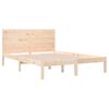 vidaXL Estructura de cama sin colchón madera maciza de pino 160x200 cm