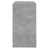 vidaXL Aparador de madera contrachapada gris hormigón 70x41x75 cm