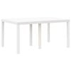 vidaXL Conjunto de Comedor de Jardín 5 pcs Blanco Ratan Polt