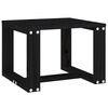 vidaXL Mesa auxiliar de jard&iacute;n madera maciza pino negro 40x38x28,5 cm