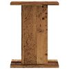 vidaXL Soportes altavoces 2 uds madera roble envejecido 30x30x40 cm