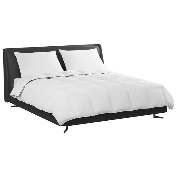 vidaXL Edredón de Invierno con almohada 3 pcs Pluma de pato