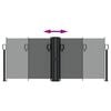 vidaXL Toldo lateral retr&aacute;ctil gris antracita 100x600 cm