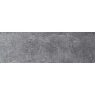 FMD Mesa de centro portátil gris hormigón y blanco brillo 70x70x35,5cm