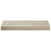 vidaXL Estante flotante de pared MDF color roble 50x23x3,8 cm