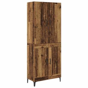 vidaXL Alacena Madera Vieja 69,5 x 34 x 180 cm Madera contrachapada