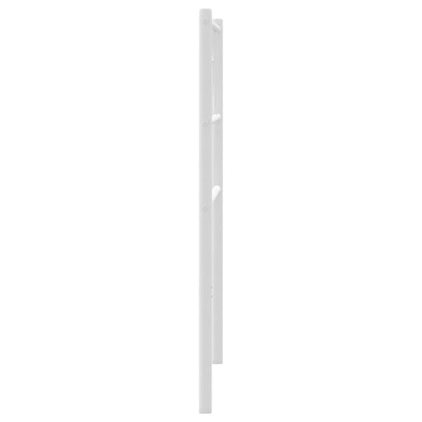 vidaXL Cabecero de metal blanco 90 cm