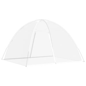 vidaXL Mosquitera con puertas Mongolia 220 malla blanco 200x180x135 cm