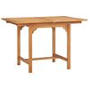 vidaXL Juego de comedor para jard&iacute;n 7 piezas madera maciza teca
