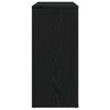 vidaXL Aparador roble negro 91x29,5x65 cm madera de ingeniería