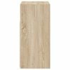 vidaXL Aparador con luces LED roble Sonoma 80x35x75 cm