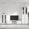 vidaXL Conjunto de mueble de TV con caj&oacute;n FLORIN Madera de ingenier&iacute;a