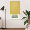 vidaXL Estor enrollable con cortinas Manual Amarillo 90 x 220 cm Bamb&uacute;