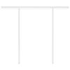 vidaXL Toldo retr&aacute;ctil autom&aacute;tico con postes azul y blanco 3,5x2,5 m
