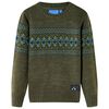 vidaXL Jersey de punto infantil caqui 104