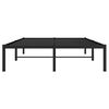 vidaXL Estructura de cama sin colch&oacute;n metal negro 120x190 cm
