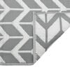 vidaXL Alfombra exterior ARAKIL PP gris 160x230 cm