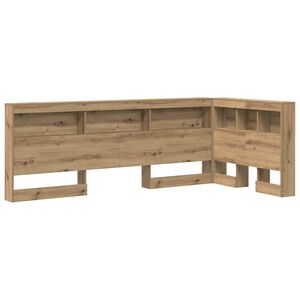 vidaXL Cabecera de almacenamiento Roble artisan Madera de ingenier&iacute;a