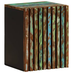 vidaXL Armario de baño de pared madera maciza de acacia 38x34x48 cm