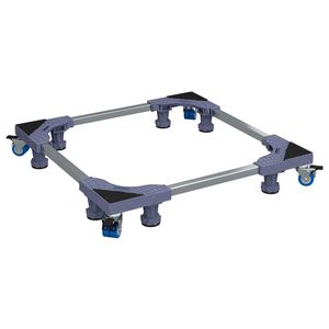 vidaXL Base para lavadora Manual Gris 66 x 66 x 12 cm Acero inoxidable