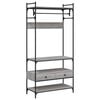 vidaXL Armario cajones madera ingenier&iacute;a gris Sonoma 89x39x184,5 cm