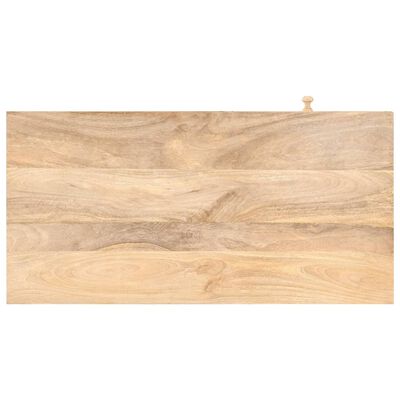 vidaXL Tocador de madera maciza de mango 100x50x76 cm
