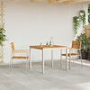 vidaXL Conjunto de Comedor de Jardín 3 pcs Madera de Acacia Sólida