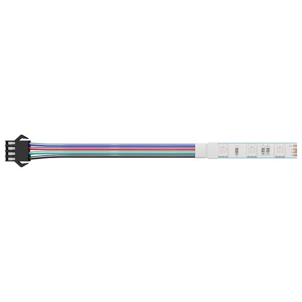 vidaXL Tira LED 2 pcs Negro y Multicolor 1745 mm Cobre y pl&aacute;stico