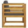 vidaXL Muebles de jardín 6 pzas cojines madera maciza de acacia