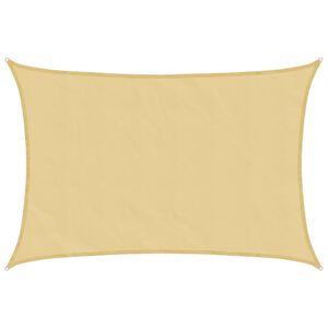 vidaXL Toldo de vela poli&eacute;ster oxford 100% arena 2,5x2 m