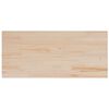 vidaXL Tablero de mesa rectangular madera maciza pino 90x40x1,7 cm