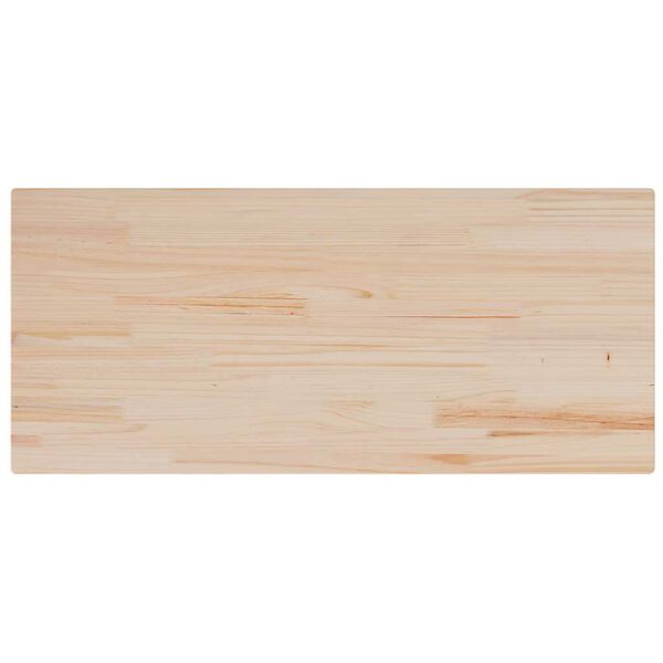 vidaXL Tablero de mesa rectangular madera maciza pino 90x40x1,7 cm