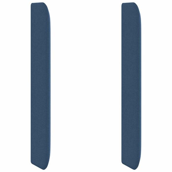 vidaXL Oreja de cabecero Azul 80 x 16 x 4 cm tela