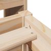 vidaXL Estructura de cama sin colch&oacute;n madera maciza de pino 90x200 cm